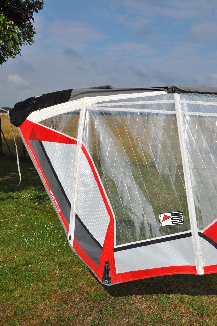 Set van 4.5 en 5.3m2 GunSails Wave MC zeilen
