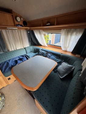 Adria Adiva 502 UP / Dorema Air voortent / Kampa Air luifel ( 2003)