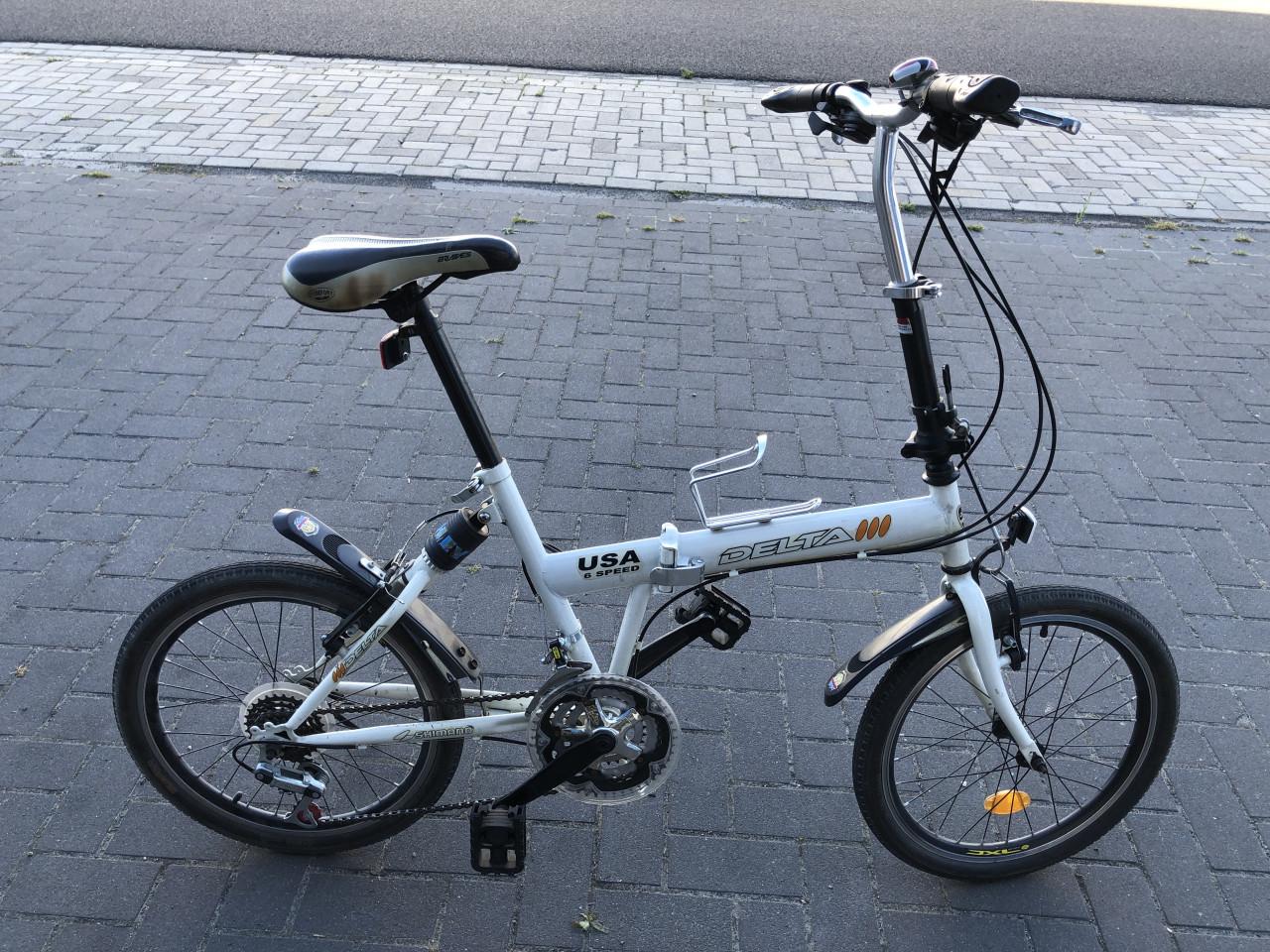Te koop:  Vouwfiets met achtervering en 21 versnelling