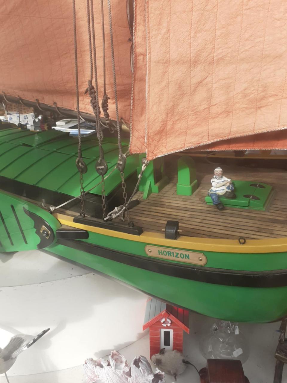 Groot scheepsmodel zeilschip Paviljoenpoon 160 cm