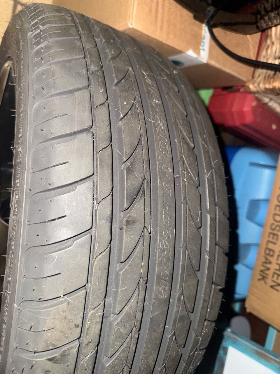 Nieuwe Borbet 17 inch T black velgen met nieuwe banden