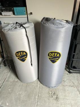 Twee oplegmatrassen (toppers) voor caravan 200x80