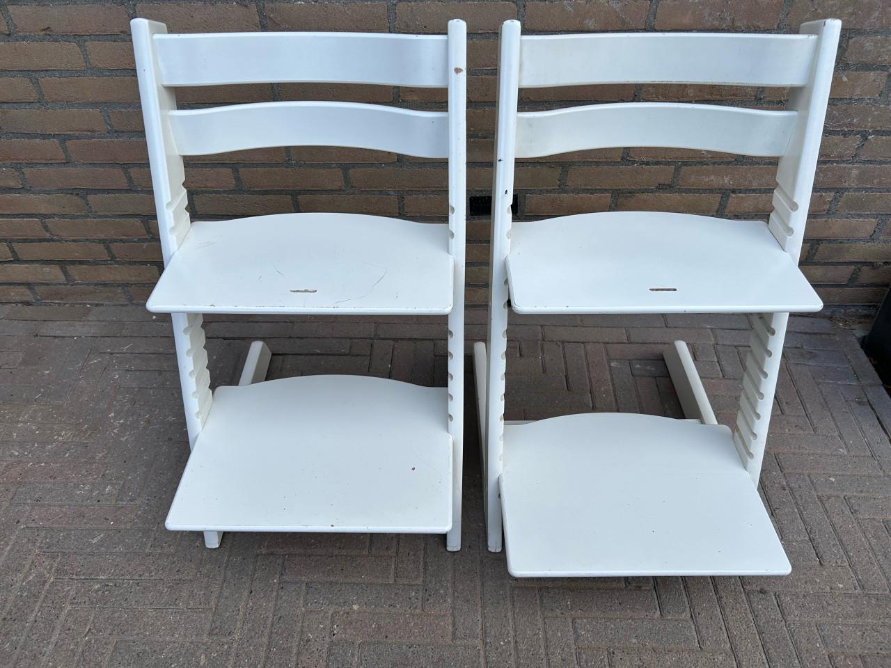 Stokke Tripp Trapp stoelen 2 stuks nog in goede staat