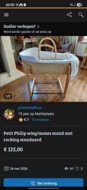 Antieke kast, 2 poppen, wieg/mozes mand, rieten stoeltjes