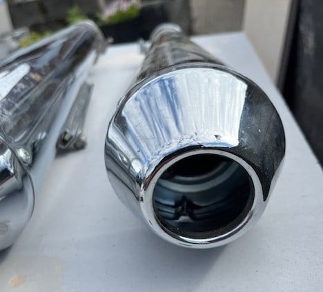Cafe racer uitlaten nieuw