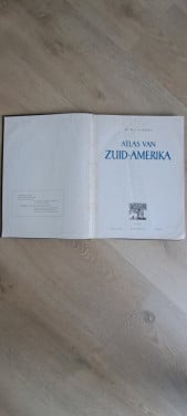 Atlas van Zuid Amerika uit 1957