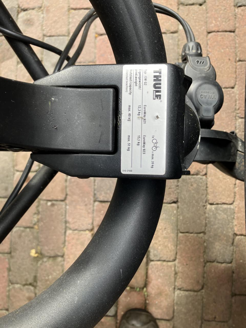 Thule Fietsendrager geschikt voor 3 fietsen