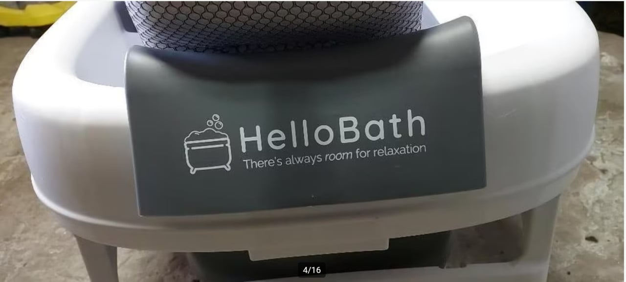HelloBath Opvouwbaar bad - XXL Goliath (Comfort) - Donker G