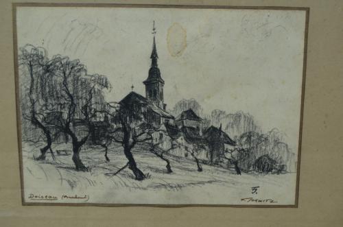 Tekening Doiceau F. Jorwitz Waals Brabant