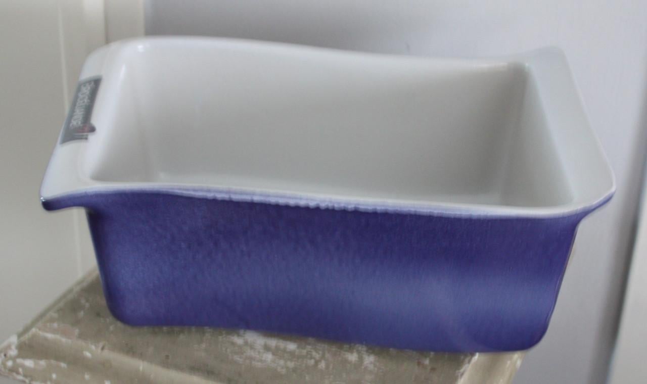 Blauw met grijze binnen kant