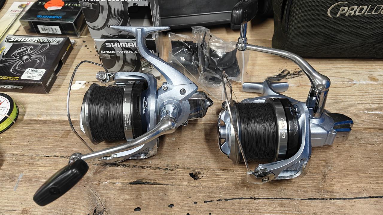 Strandvisset compleet - Shimano Speedcast - DAM Steelpower