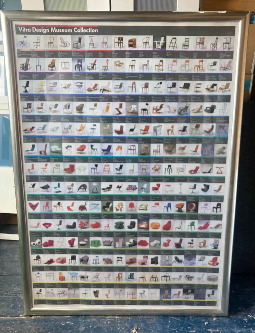 Vitra Design Museum Collection stoelenposter
