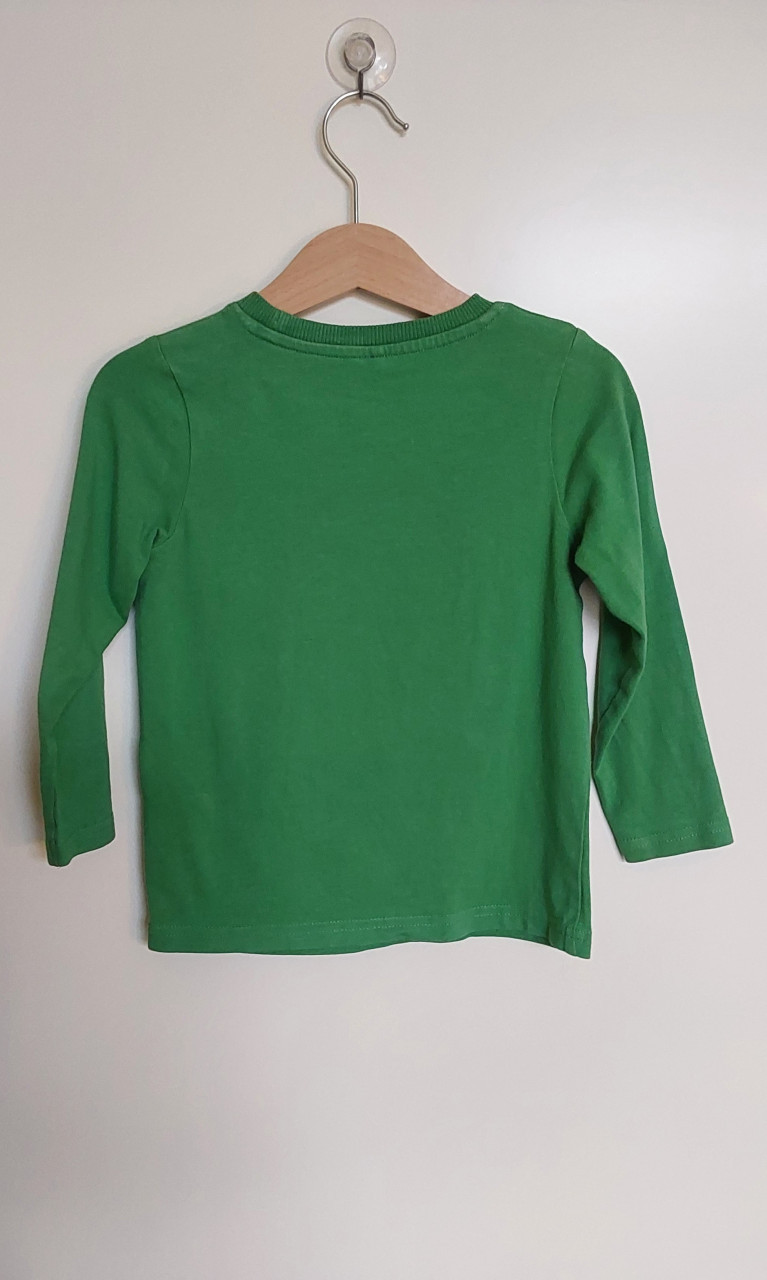 Groene longsleeve in maat 92 van het merk Name It