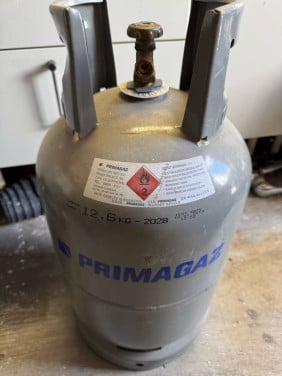 Gasfles propaan incl. drukregelaar (leeg)