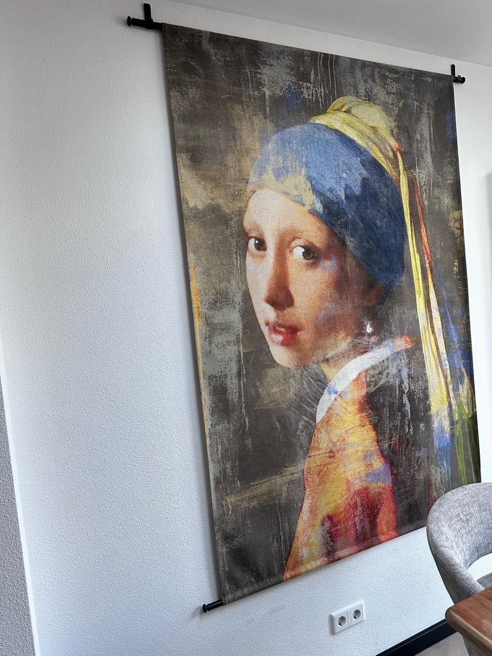 Wandtapijt/Wandkleed  Meisje met de Parel - Johannes Vermeer