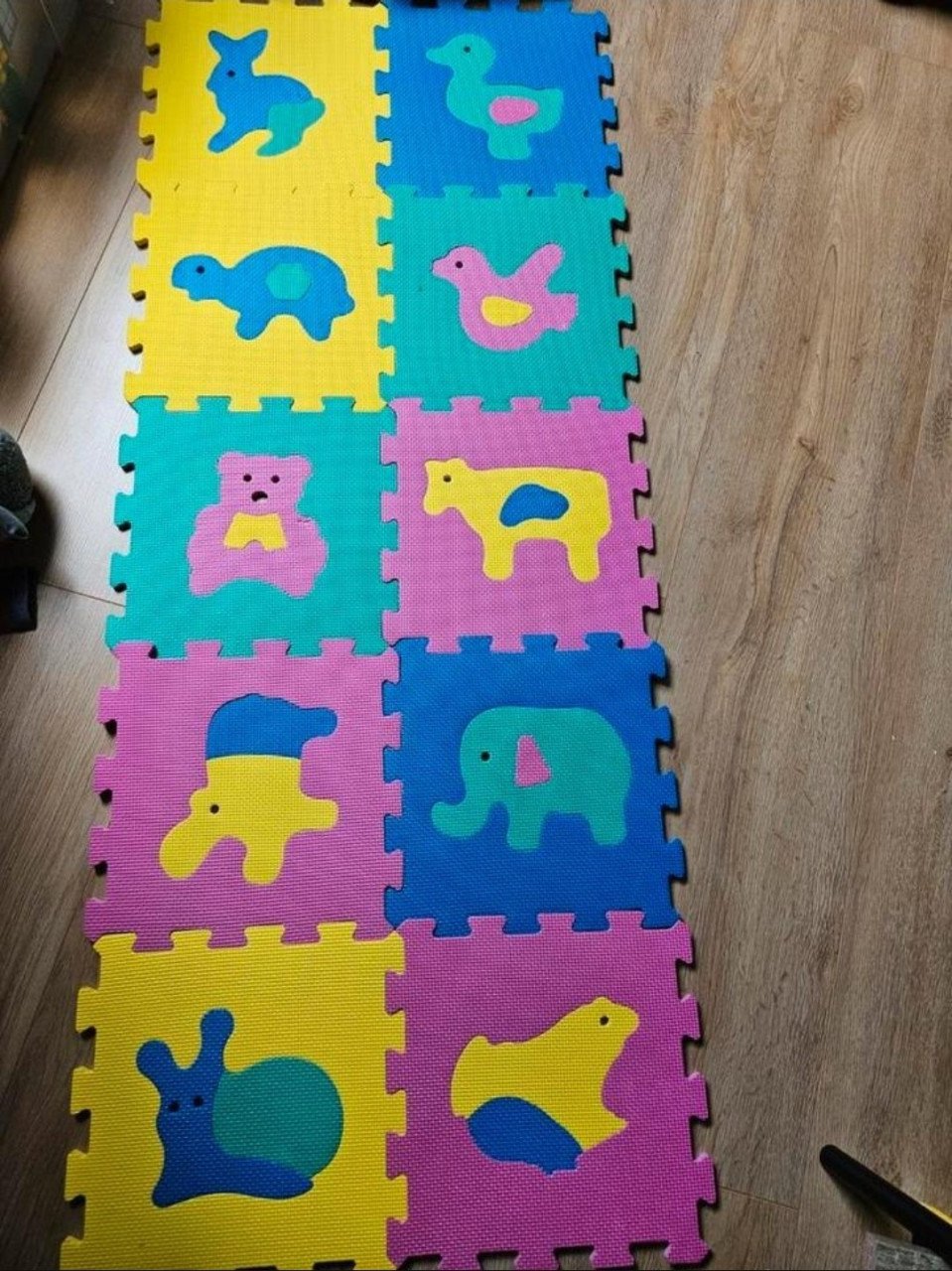 Vloermatten dieren  30x 30 10 stuks