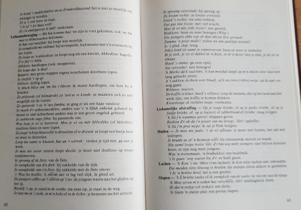 Dialect op Walcheren, door E.J. van den Broecke-de Man en A. Francke