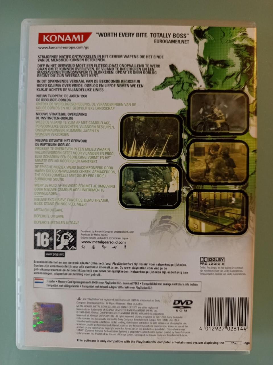 Metal Gear Solid 3  en Beyond Good and Evil Playstation 2 (PS2) Games