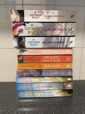 10 ROMANS VAN O.A. LUCINDA RILEY, KATIE FFORDE ENZ