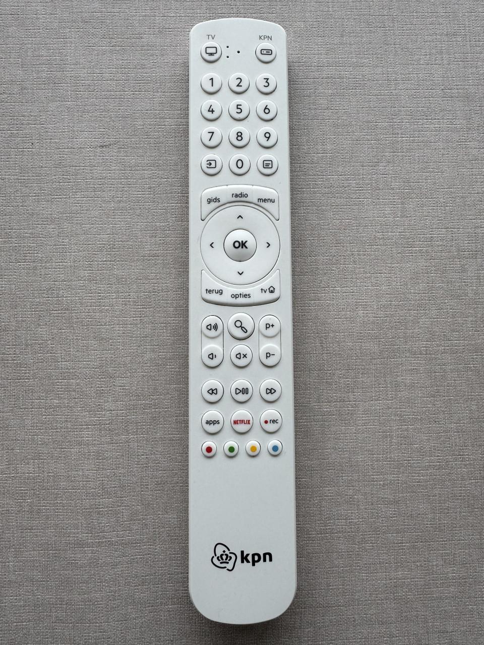 4 afstandsbedieningen