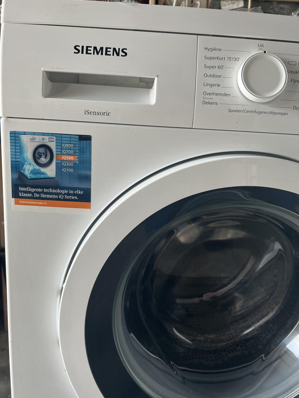 Siemens iQ500 iSensoric wasmachine 1400 toeren 8 kg A+++ klasse