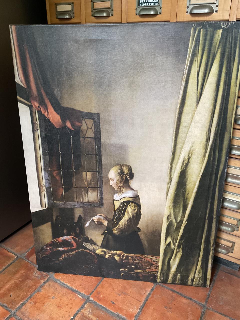 Johannes Vermeer reproductie