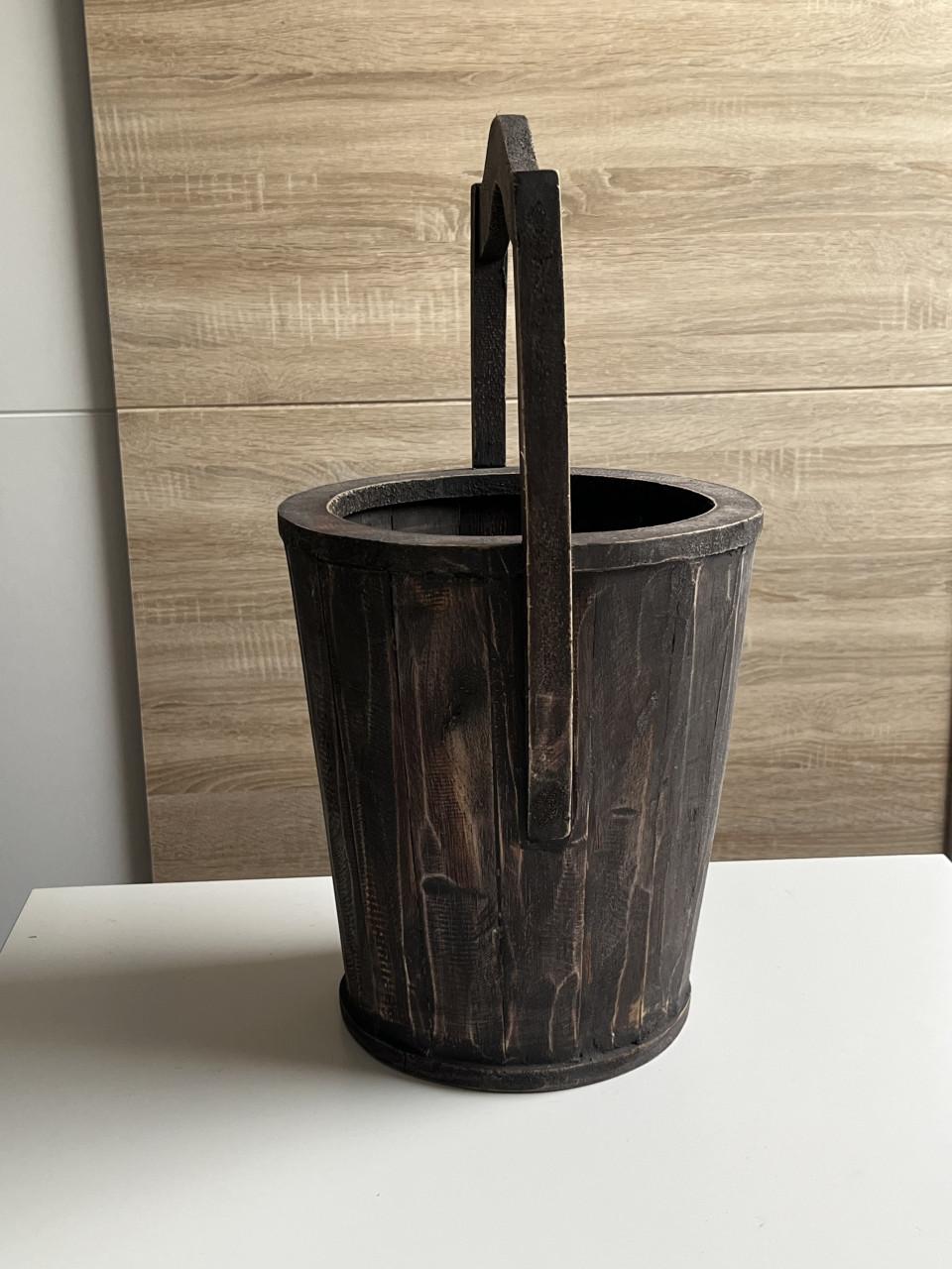 Houten emmer