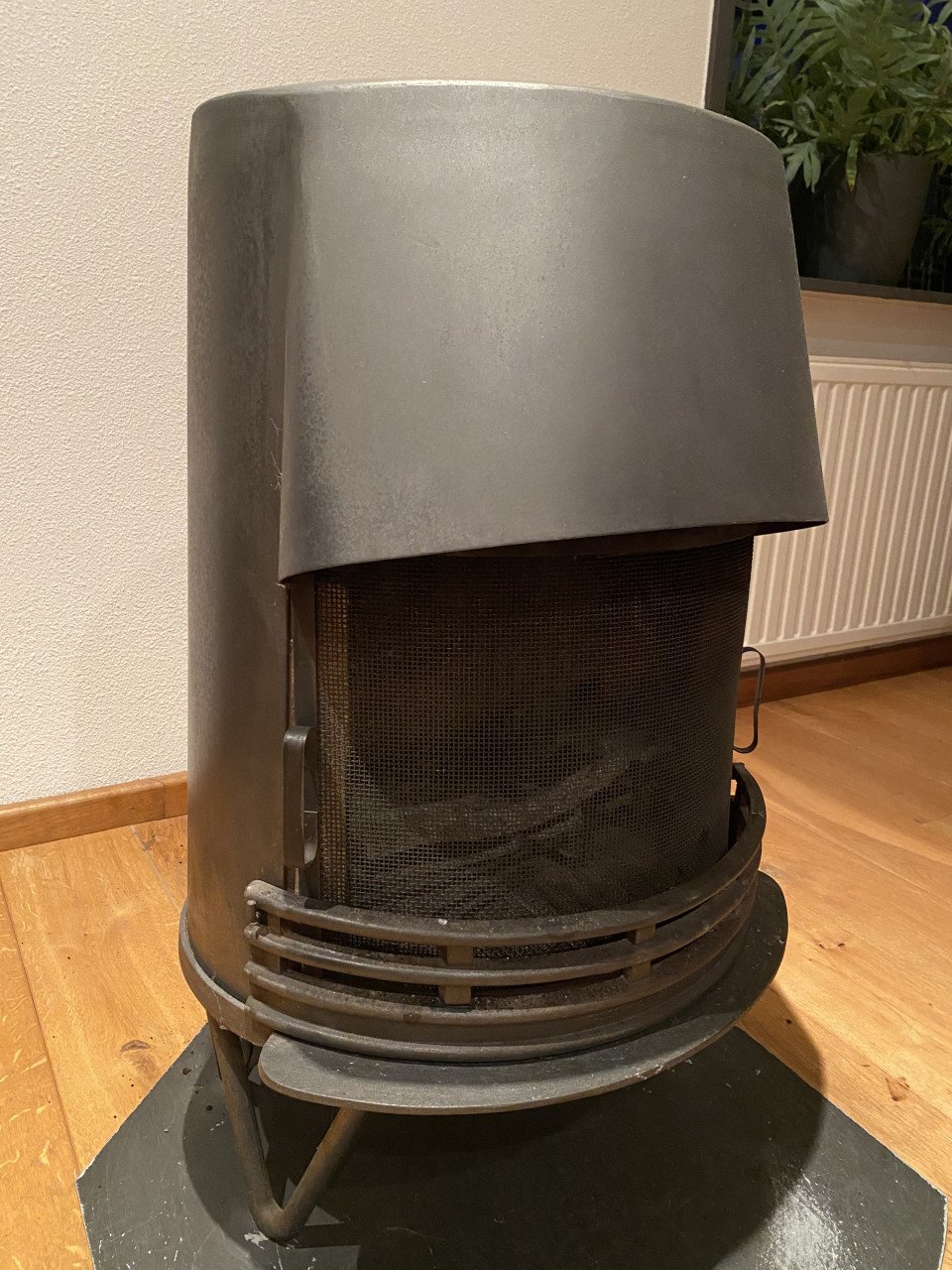 Tasso Deense kachel met 2 meter buis en vloerplaat