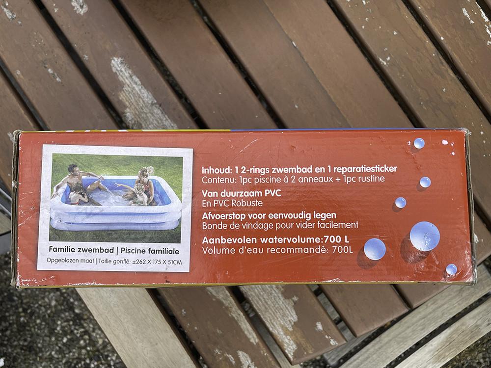 Te koop opblaasbaar zwembadje
