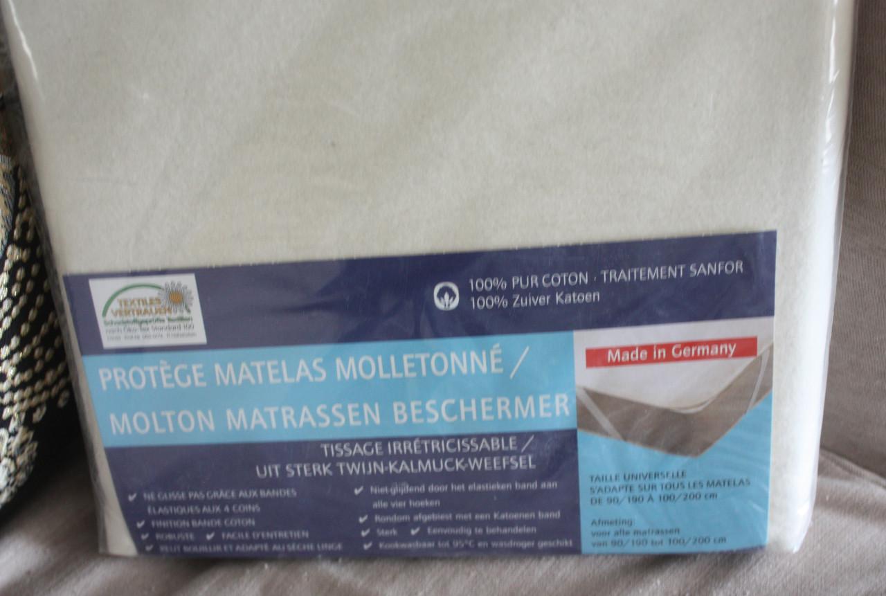 Nieuw in verpakking molton matras beschermer