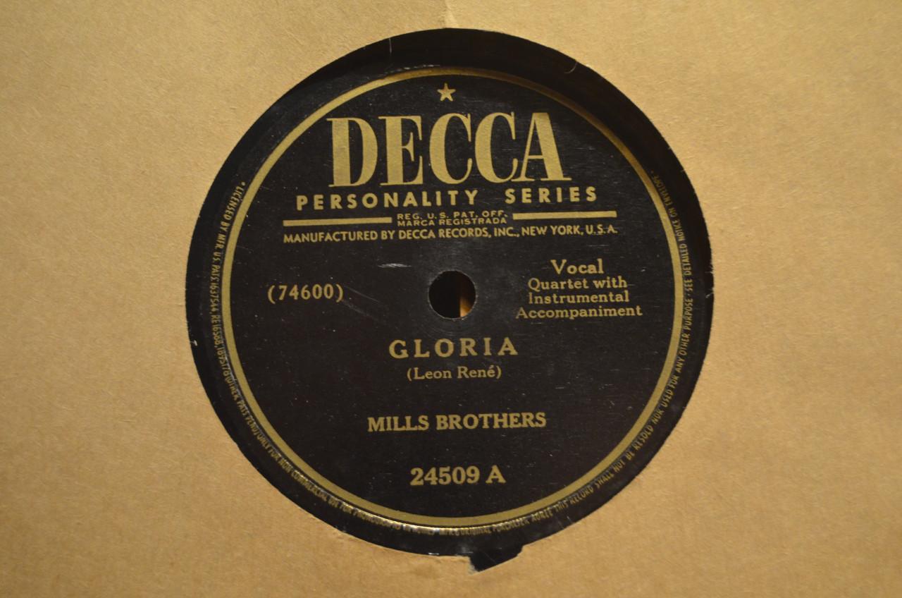 78 rpm Mills Brothers jaren '40 en '50 héél veel stuks. (4)