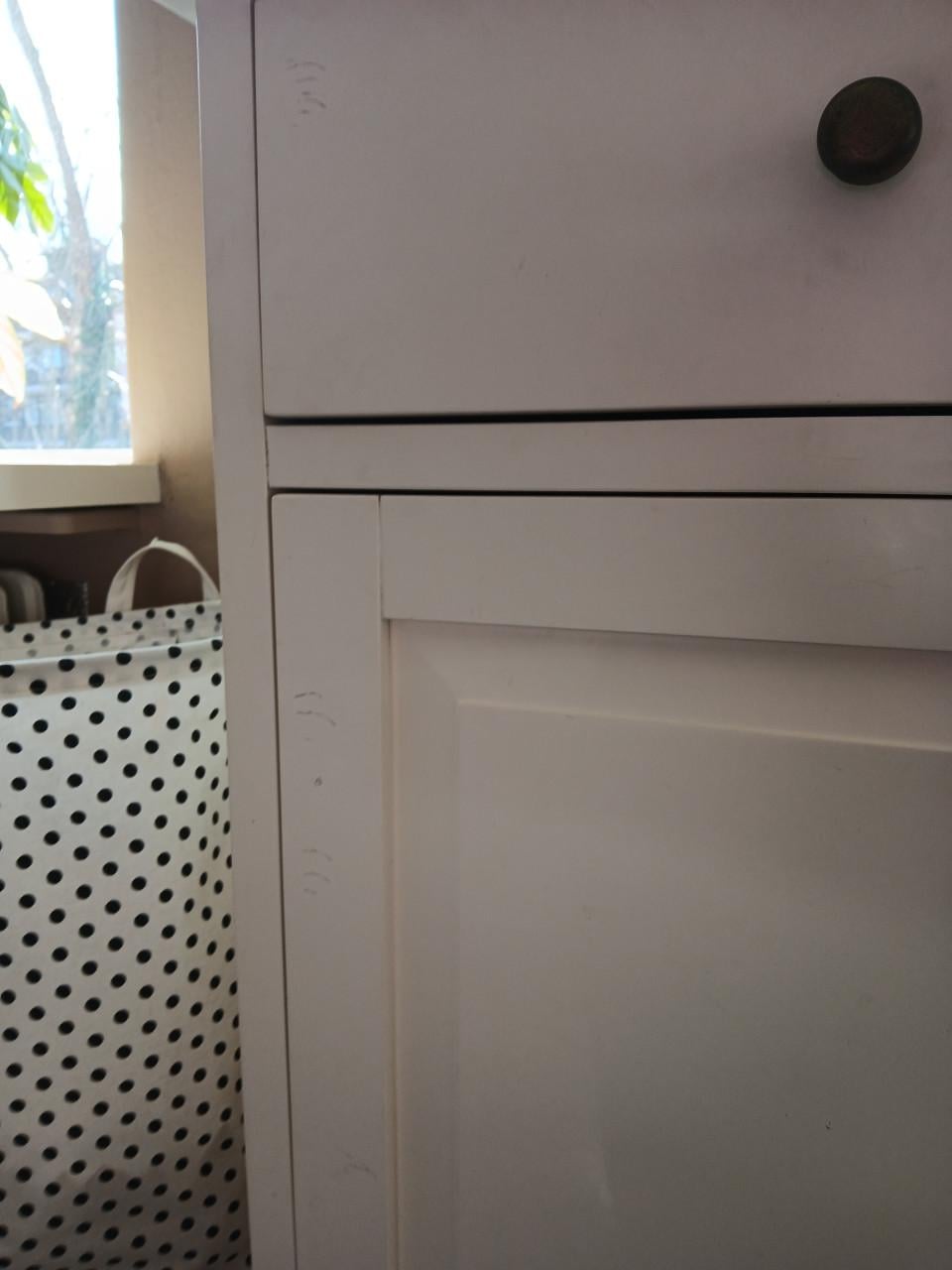 Leuk Dressoir + losse spiegel 102cm breed