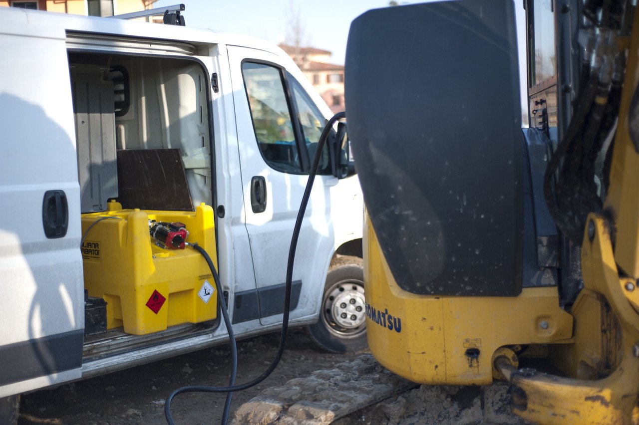 Dieseltank 220 liter mobiel Emiliana Serbatoi (nieuw)