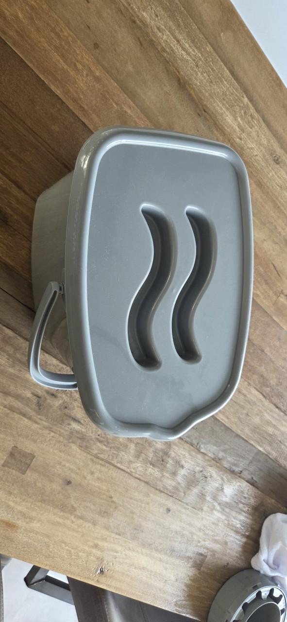 Babybadje met standaard