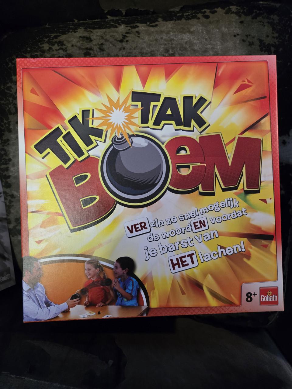Gezelschapsspel Tik Tak Boem van fabrikant Goliath