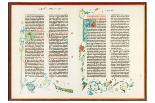 Gutenberg Bijbel pagina