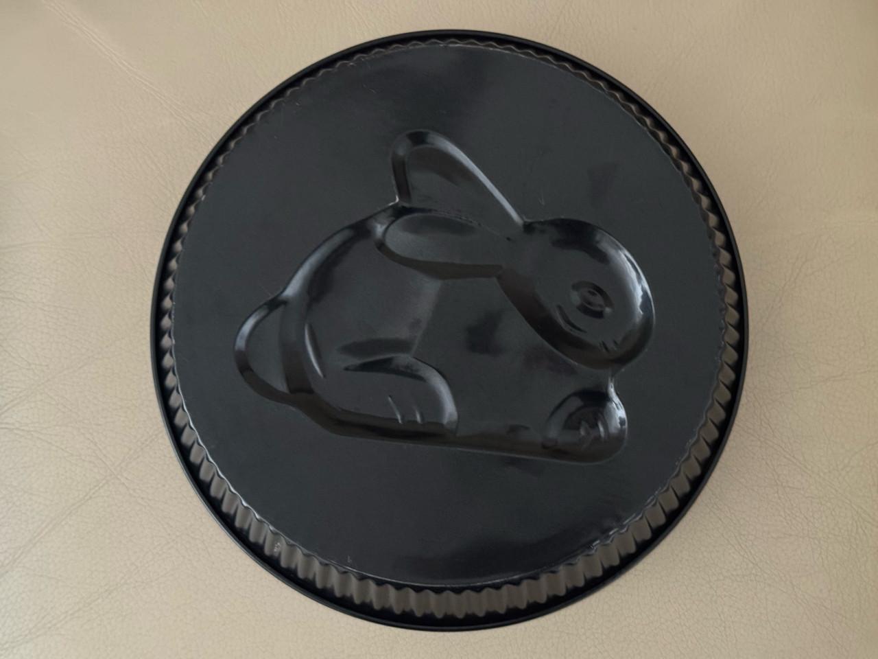 Ronde bakvorm met konijn, 28 cm