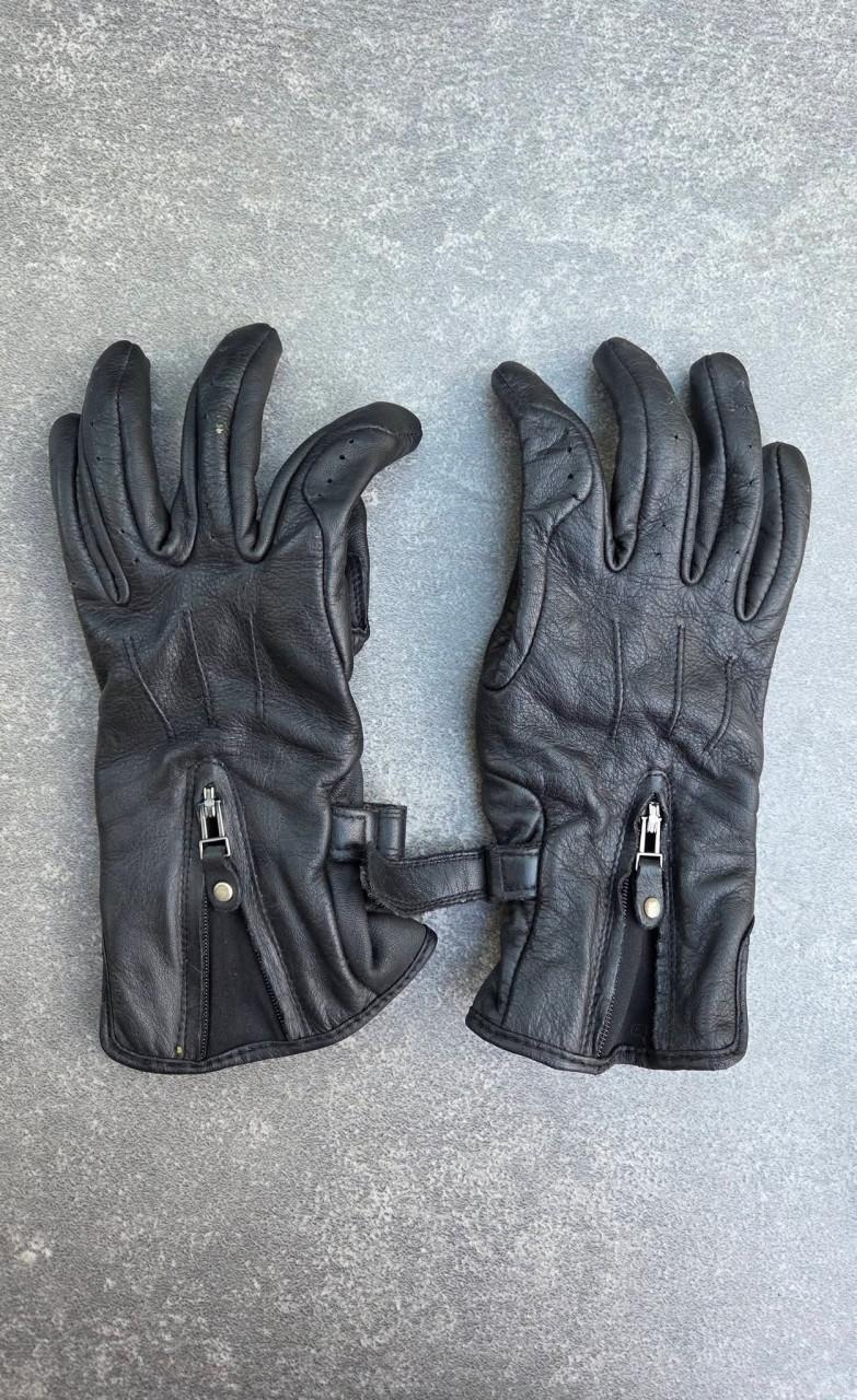 Echt leren REV'IT! motorhandschoenen met  Schoeller Keprotec. Maat XS.
