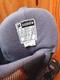 K2 inline skates, mt 45