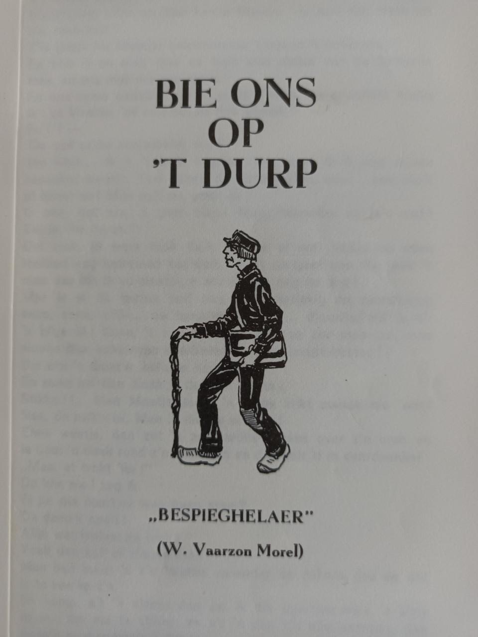 Bie ons op 't durp van Wim Vaarzon Morel, "Bespieghelaer"