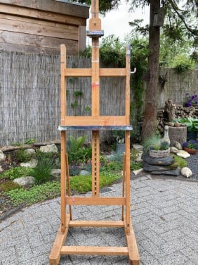 Houten schildersezel