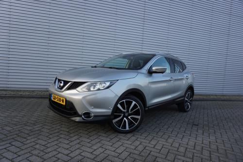 Nissan Qashqai 1.2 tekna - automaat / climate / navi / cruise / leder / cam