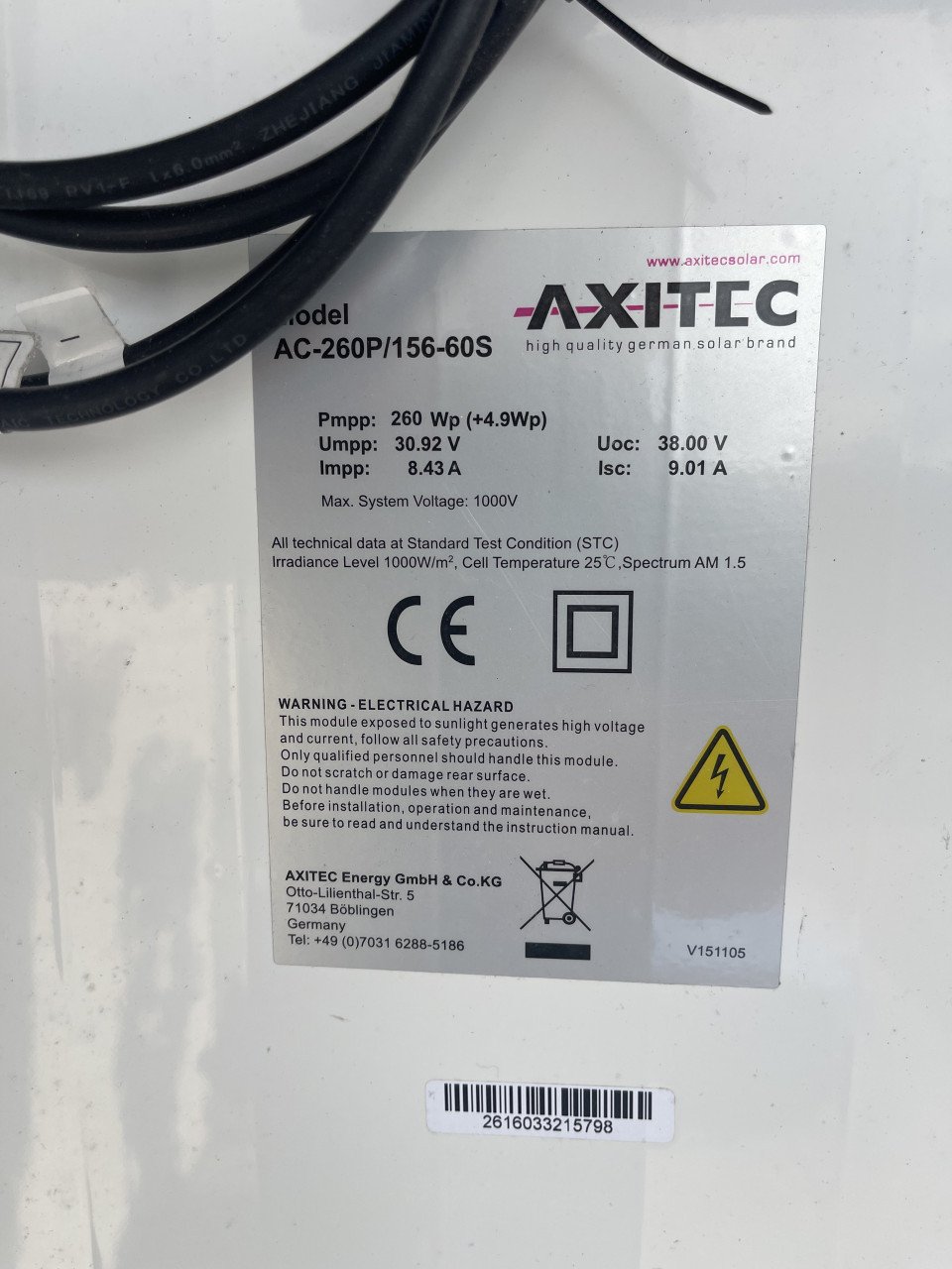 Zonnepanelen + omvormer
