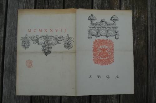 Officiële uitnodigingen Burgemeester Antwerpen 1927