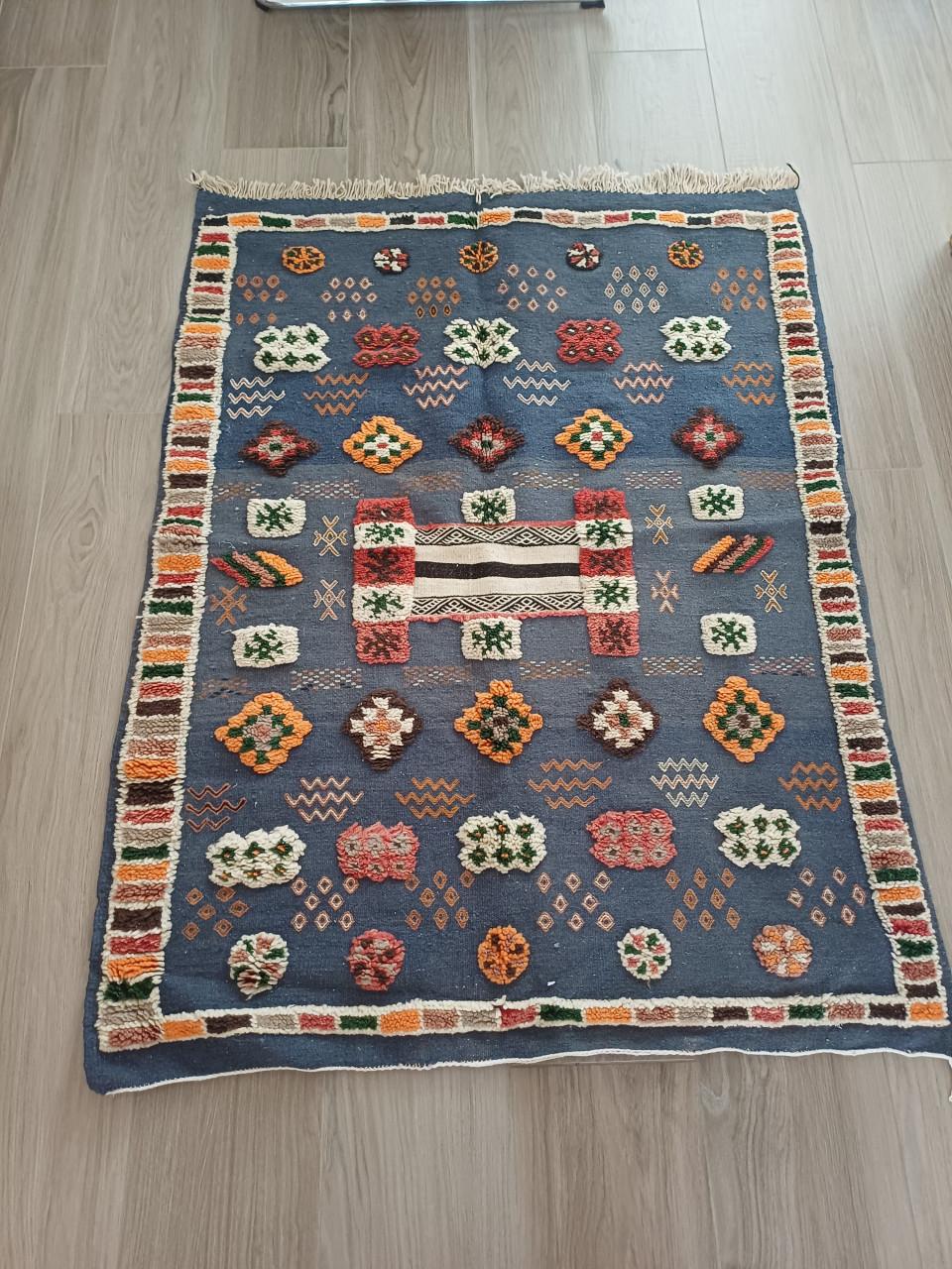 Handgemaakt Berber vloerkleed