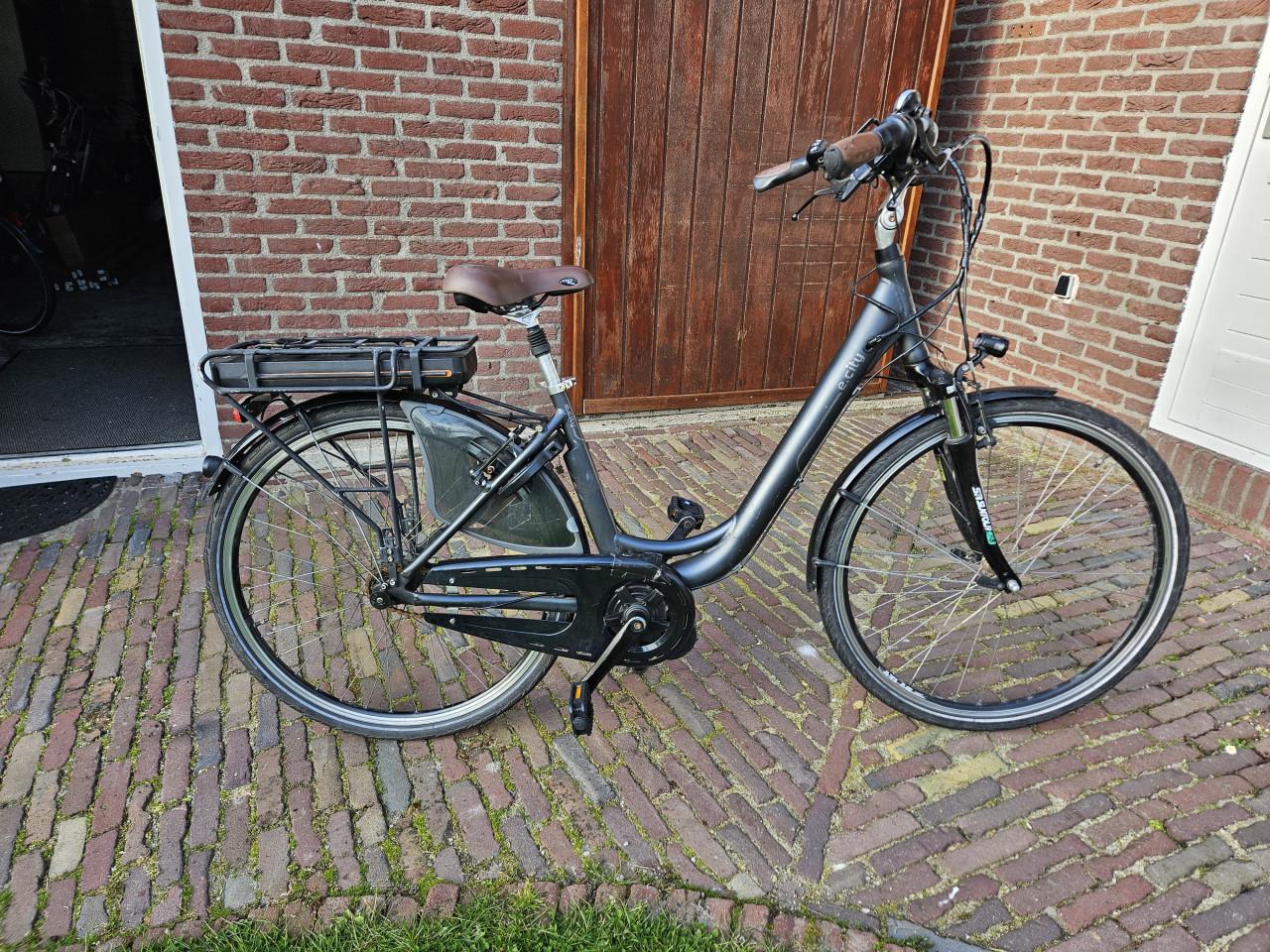 Ebike met kapotte accu