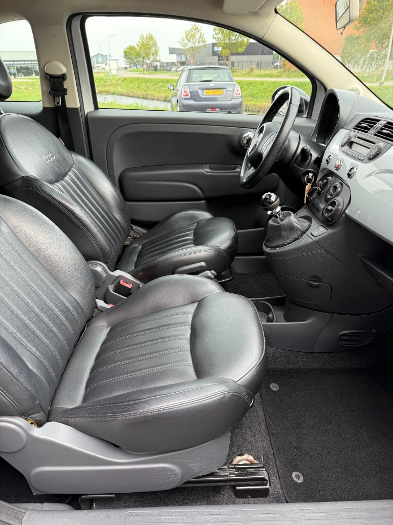 Fiat 500 1.2 - rosa - glazen dak