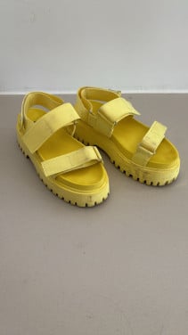 Bronx Gele Sandalen Groov y Mt 39 Bieden mag