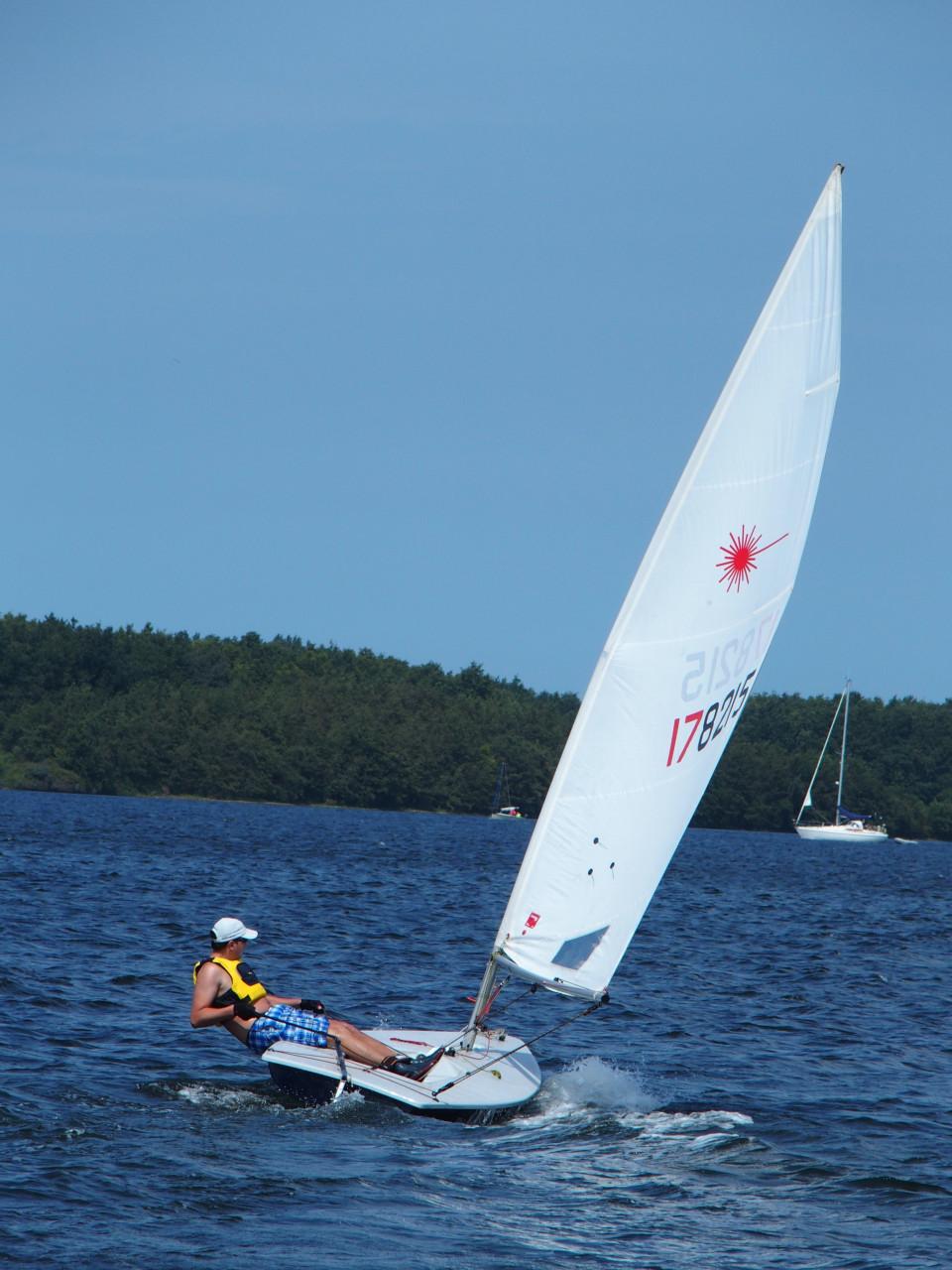 Laser zeilboot in zeer nette staat