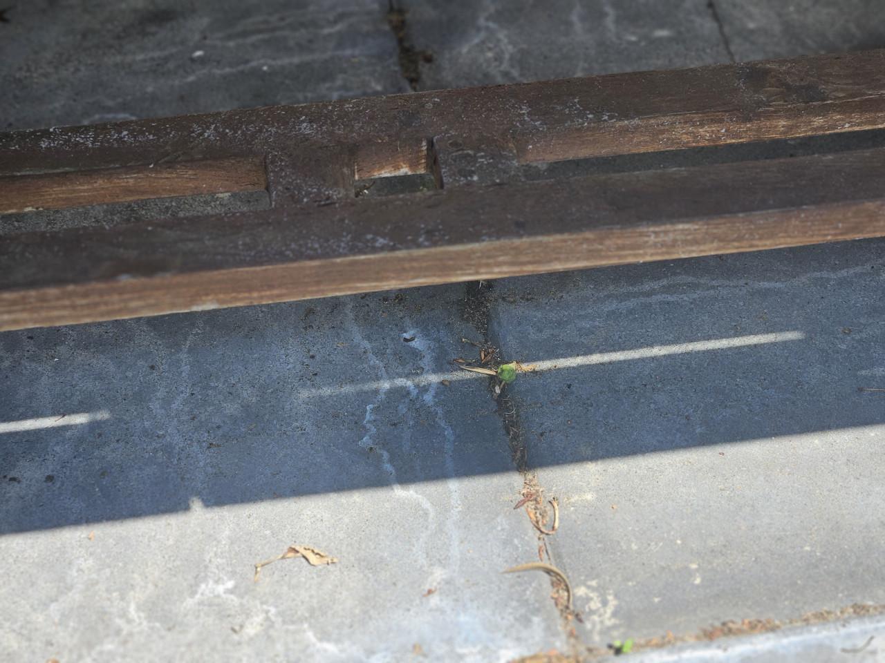 Teakhout en erg zware tuinset